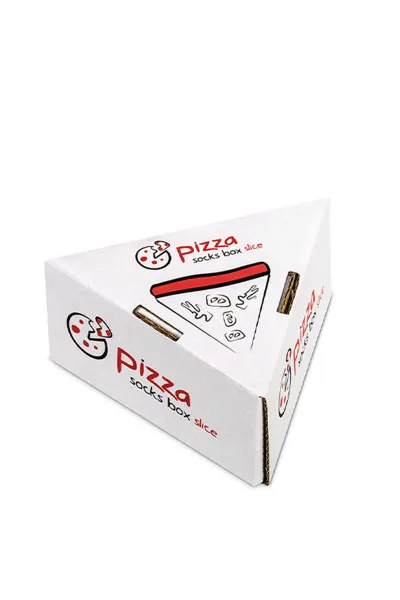 ZOOKSY/RAINBOW SOCKS Dúhové ponožky 1 ponožky 1 pár pizza morské plody