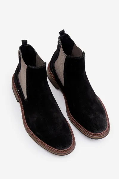BIG STAR SHOES Semišové Chelsea Topánky Pánske Big Star