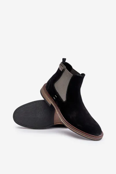 BIG STAR SHOES Semišové Chelsea Topánky Pánske Big Star