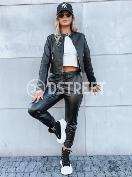 Dámska motorkárska bunda CHIC STYLE Farba čierna DSTREET