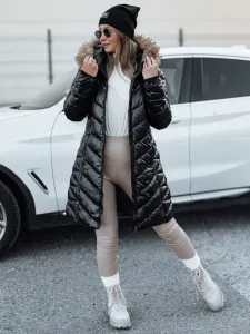 Women's winter quilted jacket BELLATRIX black Dstreet