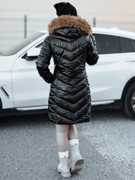 Women's winter quilted jacket BELLATRIX black Dstreet