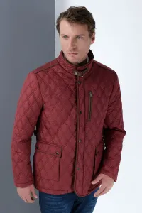 K8613 DEWBERRY COAT-BURGUNDY