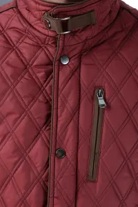 K8613 DEWBERRY COAT-BURGUNDY