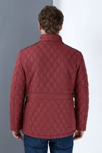 K8613 DEWBERRY COAT-BURGUNDY