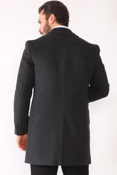 PLT8364 DEWBERRY MEN'S COAT-ANTHRACITE