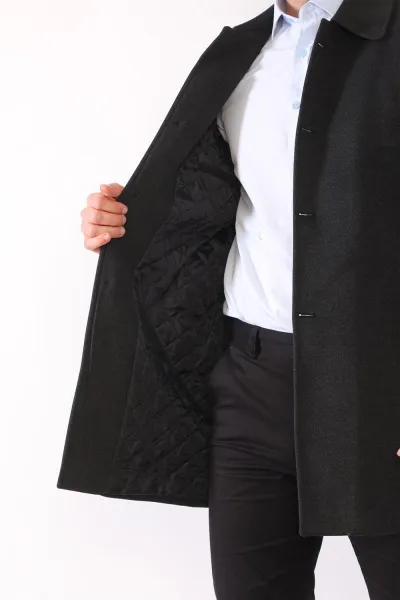 PLT8364 DEWBERRY MEN'S COAT-ANTHRACITE