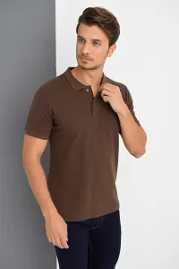 T8561 DEWBERRY MEN'S TSHIRT-COFFEE