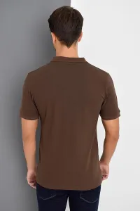 T8561 DEWBERRY MEN'S TSHIRT-COFFEE