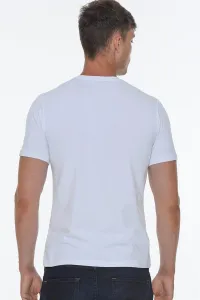 T8568 DEWBERRY V-NECK MEN'S T-SHIRT-WHITE
