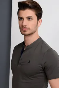 T8560 DEWBERRY T-SHIRT-KHAKI