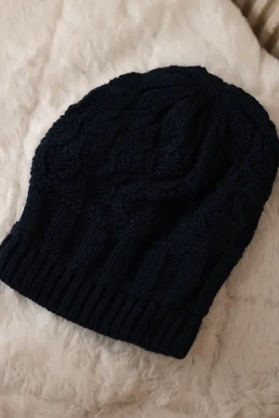 Kesi Čapica s fleece Marta K231 námornícka modrá