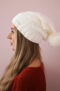 Kesi Čapica s fleece Sandra K210 biely