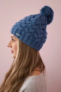 Kesi Čapica s fleece Waleria K307 džínsy