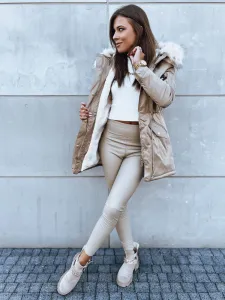 Dámska zimná bunda VIXEN Farba béžová DSTREET