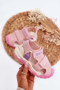 BIG STAR SHOES Dievčenské sandále na suchý zips Big Star