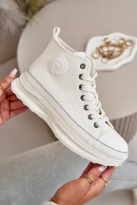 BIG STAR SHOES Dámske Tenisky Na Platforme Eko Koža Big Star