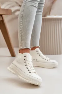 BIG STAR SHOES Dámske Tenisky Na Platforme Eko Koža Big Star