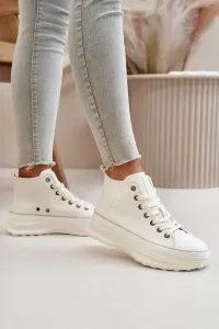 BIG STAR SHOES Dámske Tenisky Na Platforme Eko Koža Big Star
