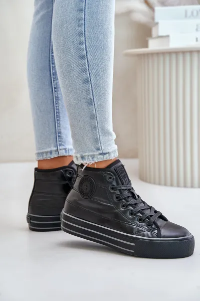 BIG STAR SHOES Zateplené dámske tenisky na platforme
