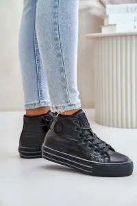 BIG STAR SHOES Zateplené dámske tenisky na platforme