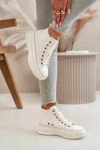 BIG STAR SHOES Dámske Tenisky Na Platforme Eko Koža Big Star