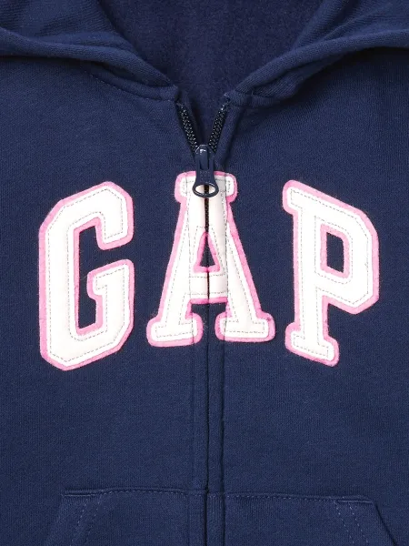 Modrá dievčenská mikina GAP logo