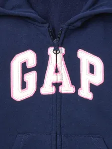 Modrá dievčenská mikina GAP logo