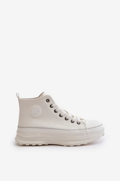 BIG STAR SHOES Dámske Tenisky Na Platforme Eko Koža Big Star