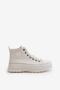 BIG STAR SHOES Dámske Tenisky Na Platforme Eko Koža Big Star