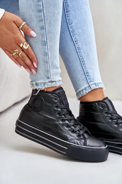 BIG STAR SHOES Zateplené dámske tenisky na platforme
