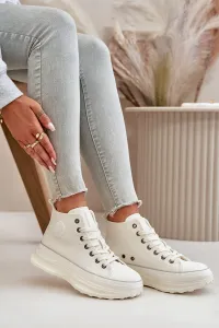 BIG STAR SHOES Dámske Tenisky Na Platforme Eko Koža Big Star