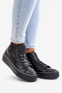 BIG STAR SHOES Zateplené dámske tenisky na platforme