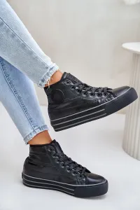 BIG STAR SHOES Zateplené dámske tenisky na platforme