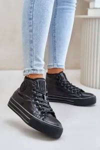 BIG STAR SHOES Zateplené dámske tenisky na platforme