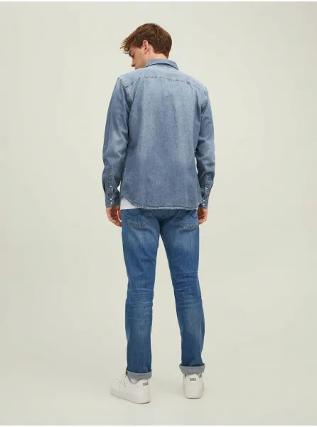 Rifľová košeľa Jack & Jones Heridan