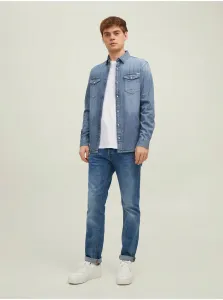 Rifľová košeľa Jack & Jones Heridan