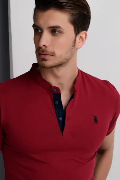 T8560 DEWBERRY T-SHIRT-BURGUNDY