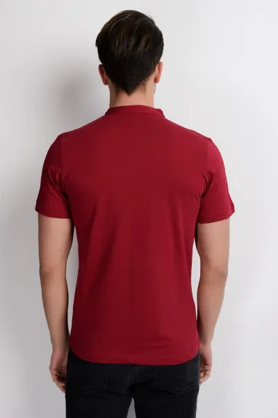 T8560 DEWBERRY T-SHIRT-BURGUNDY