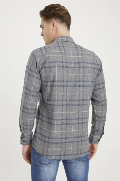 G701 DEWBERRY MEN'S SHIRT-ANTHRACITE