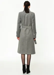 Z6645 DEWBERRY WOMEN'S COAT-LIGHT GREY