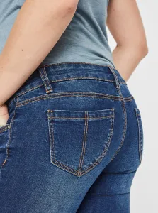 Modré tehotenské 3/4 slim fit rifle Mama.licious Lola