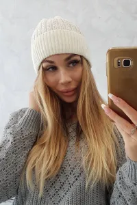 Kesi Čiapka tenká Weronika K249 ecru