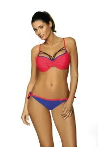 Shirley Baltimore-Psycho Swimsuit Red M-455 (4) Raspberry-Blue