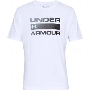 Pánske tričko s krátkym rukávom UNDER ARMOUR UA TEAM ISSUE WORDMARK SS-WHT