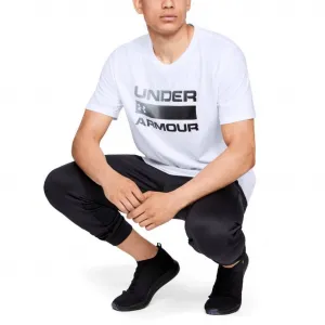 Pánske tričko s krátkym rukávom UNDER ARMOUR UA TEAM ISSUE WORDMARK SS-WHT