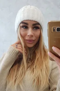 Kesi Čiapka s otočením nahor Ariana K299 ecru