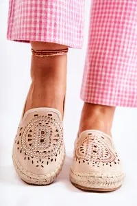 Dámske espardilky Kesi Beige