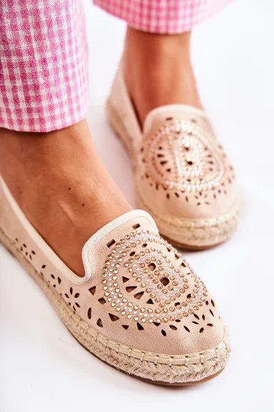 Dámske espardilky Kesi Beige