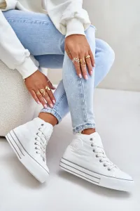 BIG STAR SHOES Zateplené dámske tenisky na platforme